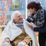 woman with her elderly relative